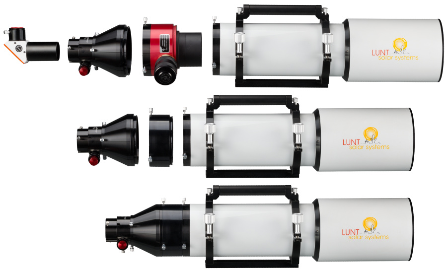 Телескоп LUNT LS130MT, B1200 со съемным солнечным фильтром