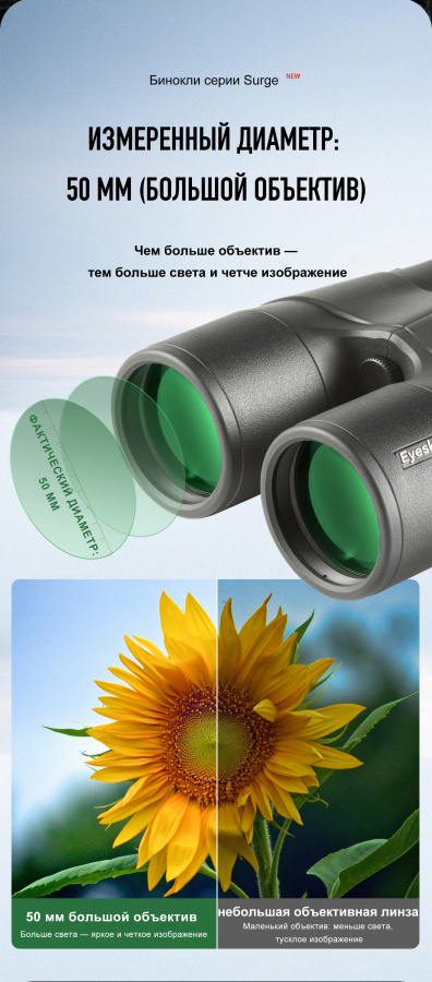 Бинокль Eyeskey Surge - 10x42