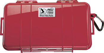 Защитный кейс Peli 1060 красный с вставкой
