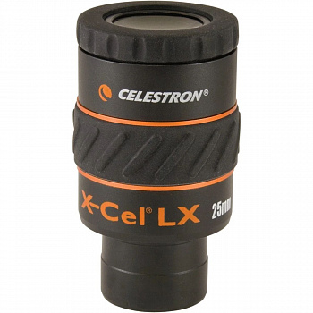 Окуляр парфокальный Celestron 25 мм X-CEL 60° - 1.25"
