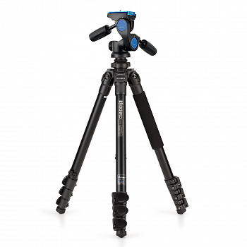 Штатив Benro TAD28AHD2A Adventure c 3D головой/алюминиевый с клипсами