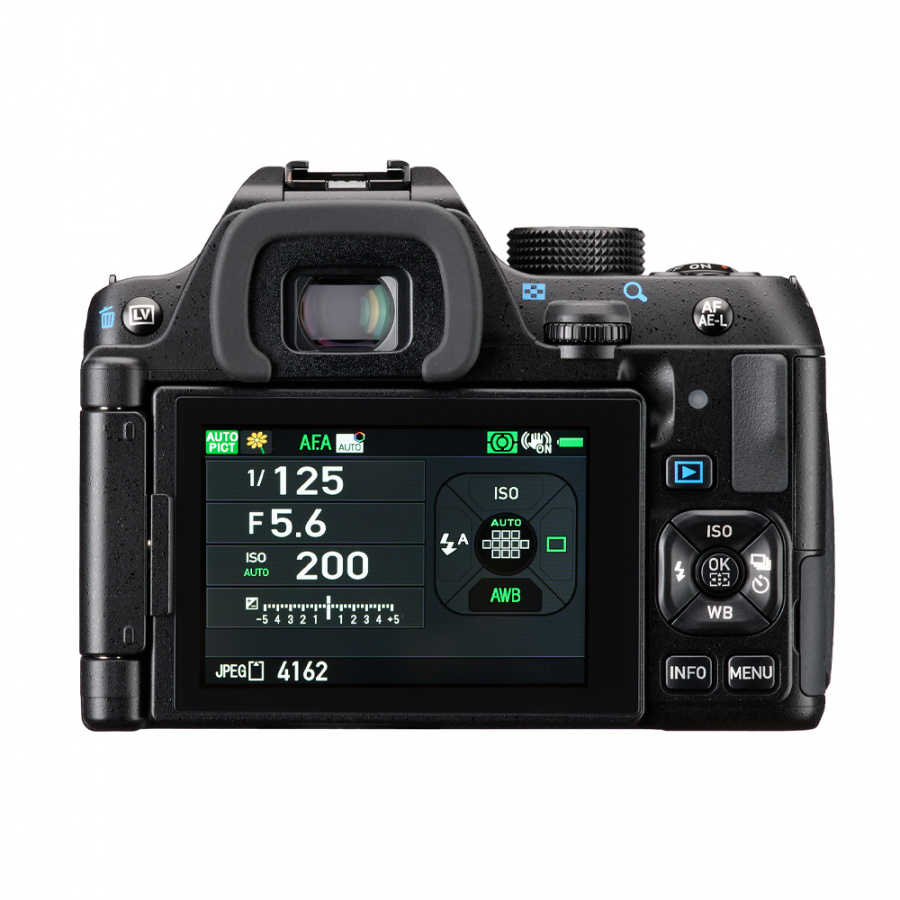 Зеркальный фотоаппарат PENTAX KF + объектив DA 18-55WR черный