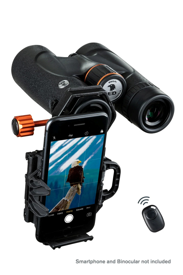 Универсальный адаптер для смартфона Celestron NexGO с автоспуском