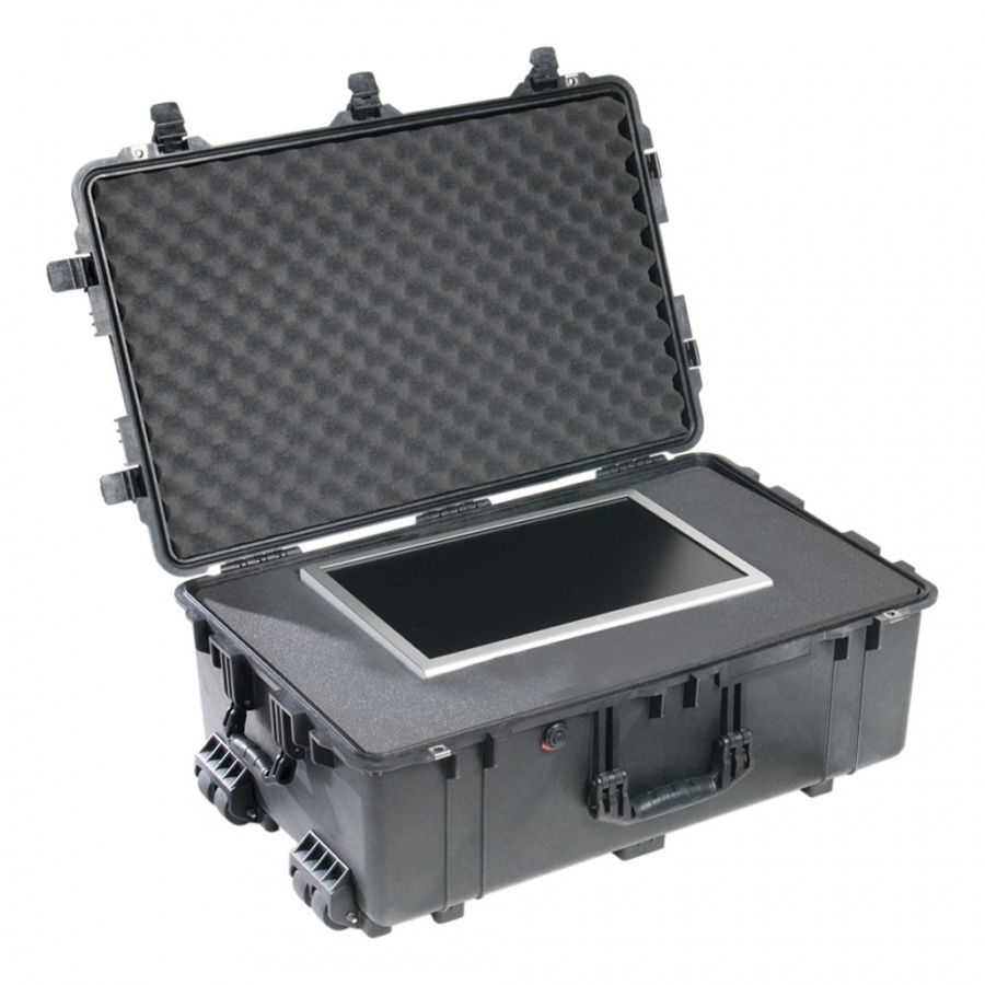 Защитный кейс Peli™ 1650 черный с поропластом