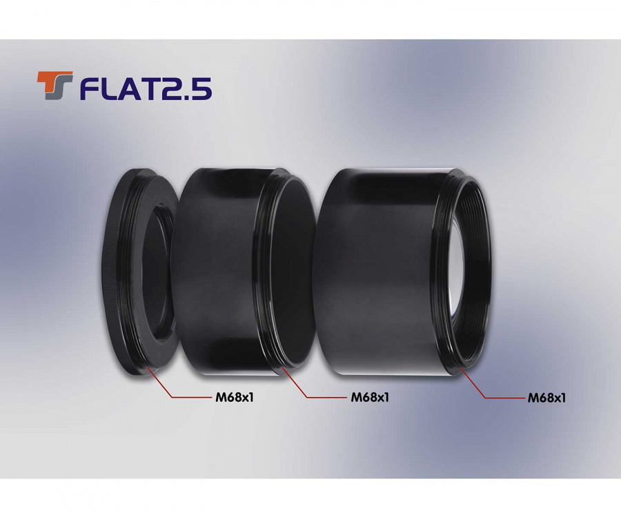 Корректор поля TS-Optics для рефракторов 1.0x, genII