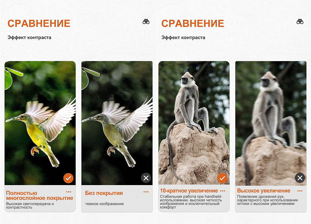 Бинокль Eyeskey SkyPower Flat-Field ED-10x25 — фото 10